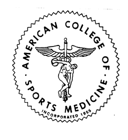 AMERICAN COLLEGE OF SPORTS MEDICINE INCORPORATED 1955 trademark
