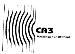 CA3 MACHINES FOR BENDING trademark
