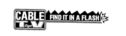 CABLE TV DIGEST FIND IT IN A FLASH trademark