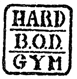 HARD B.O.D. GYM trademark