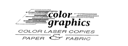 COLOR GRAPHICS COLOR LASER COPIES PAPER & FABRIC trademark