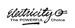 ELECTRICITY O = THE POWERFUL CHOICE trademark