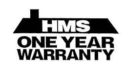 HMS ONE YEAR WARRANTY trademark