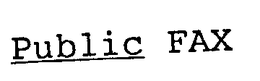 PUBLIC FAX trademark