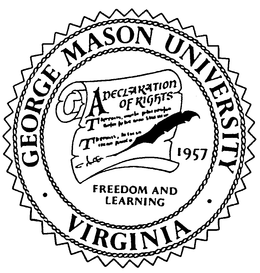 GEORGE MASON UNIVERSITY VIRGINIA FREEDOM AND LEARNING trademark