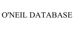 O'NEIL DATABASE trademark