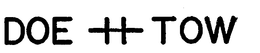 DOE-TOW trademark