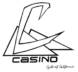 C CASINO CYCLE OF CALIFORNIA trademark
