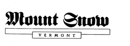 MOUNT SNOW VERMONT trademark