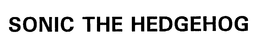 SONIC THE HEDGEHOG trademark