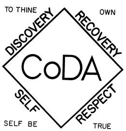TO THINE OWN DISCOVERY RECOVERY CODA SELF RESPECT SELF BE TRUE trademark