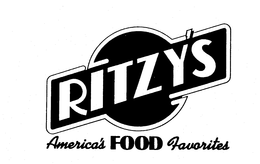 RITZY'S AMERICA'S FOOD FAVORITES trademark