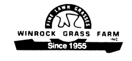 FINE LAWN GRASSES WINROCK GRASS FARM INC. SINCE 1955 trademark
