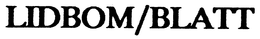 LIDBOM/BLATT trademark