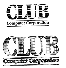 CLUB COMPUTER CORPORATION trademark