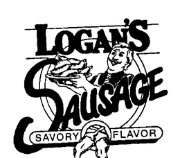 LOGAN'S SAUSAGE SAVORY FLAVOR trademark