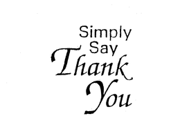 SIMPLY SAY THANK YOU trademark