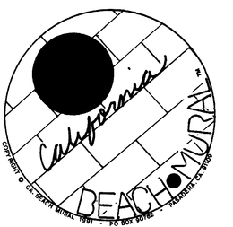 CALIFORNIA BEACH.MURAL trademark