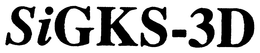 SIGKS-3D trademark
