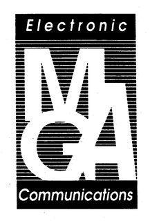 ELECTRONIC MGA COMMUNICATIONS trademark