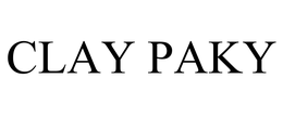 CLAY PAKY trademark