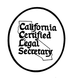 CALIFORNIA CERTIFIED LEGAL SECRETARY trademark