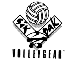SIX PAK VOLLEYGEAR V trademark