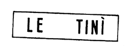LE TINI trademark