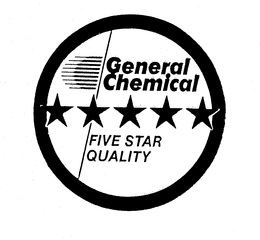 GENERAL CHEMICAL FIVE STAR QUALITY trademark