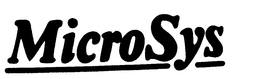 MICROSYS trademark
