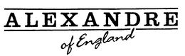 ALEXANDRE OF ENGLAND trademark
