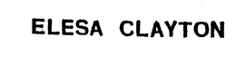 ELESA CLAYTON trademark