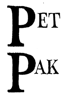 PET PAK trademark