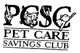 PCSC PET CARE SAVINGS CLUB trademark