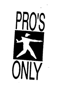 PRO'S ONLY trademark