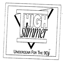 THIGH SLIMMER UNDERGEAR FOR THE 90'S trademark