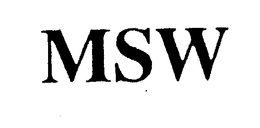 MSW trademark