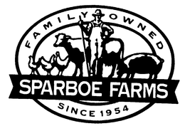 SPARBOE FARMS FAMILY OWNED SINCE 1954 trademark