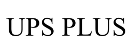 UPS PLUS trademark