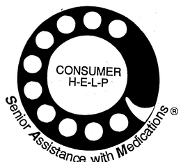 CONSUMER H-E-L-P SENIOR ASSISTANCE WITH MEDICATIONS trademark
