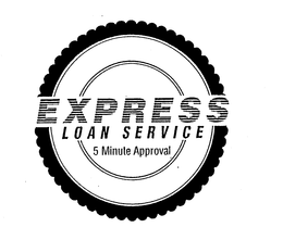 EXPRESS LOAN SERVICE 5 MINUTE APPROVAL trademark