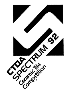S CTDA SPECTRUM 92 CERAMIC TILE COMPETITION trademark