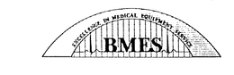 BMES EXCELLENCE IN MEDICAL EQUIPMENT SERVICE trademark