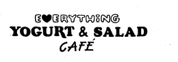 EVERYTHING YOGURT & SALAD CAFE trademark