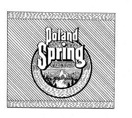 POLAND SPRING SINCE 1845 trademark