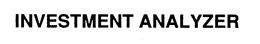 INVESTMENT ANALYZER trademark