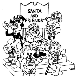 SANTA AND FRIENDS trademark