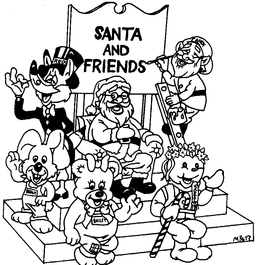 SANTA AND FRIENDS trademark