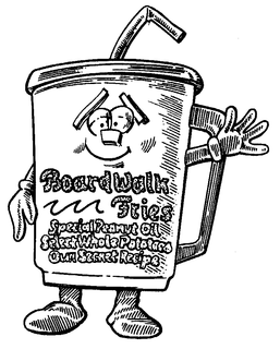 BOARDWALK FRIES SPECIAL PEANUT OIL SELECT WHOLE POTATOES OUR SECRET RECIPE trademark