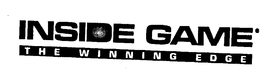 INSIDE GAME THE WINNING EDGE trademark